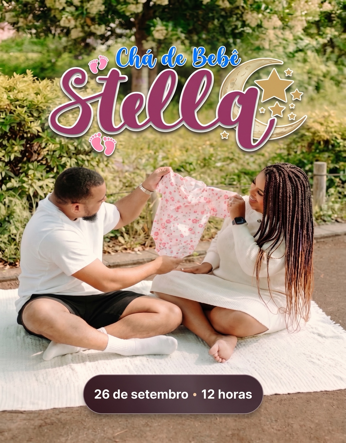 Chá de Bebê Stella — 26 de setembro, às 12:00h Meio Dia